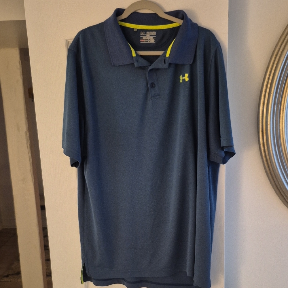Under Armour Blue Performance Polo Shirt